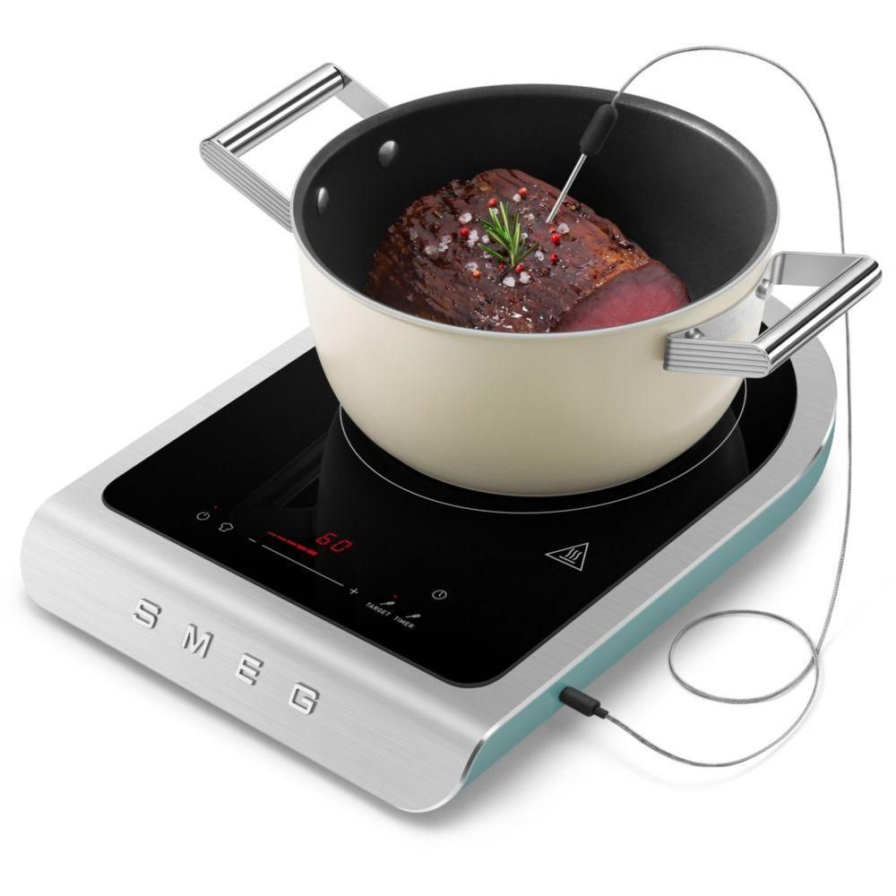 SMEG Table de cuisson � induction portable verte - 6