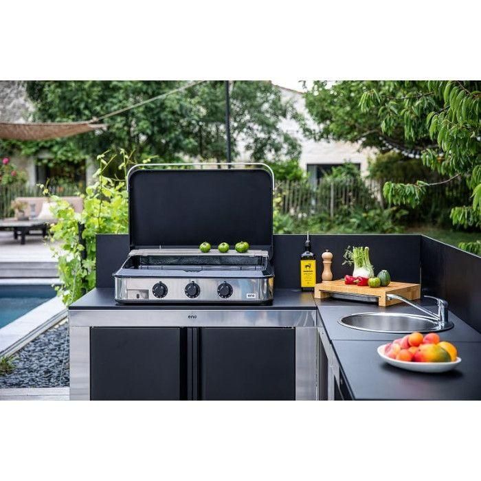 Plancha � gaz ENOSIGN 80 Inox - 7