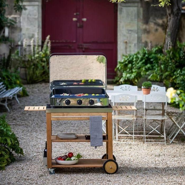 Plancha � gaz ENOSIGN 80 Inox - 8