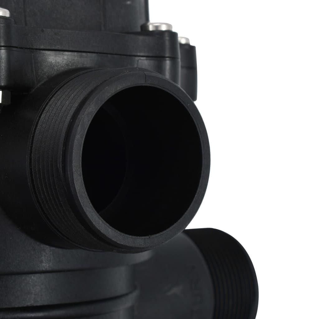 Soupape  multi-voies pour filtre  sable ABS 1,5'' 6 voies - 6