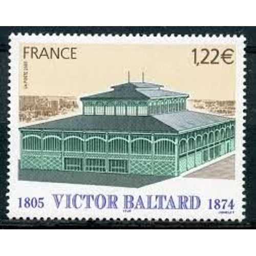 Art : Pavillon Baltard De Victor Baltard Architecte En Chef De La Ville De Paris Année 2005 N° 3824 Yvert Et Tellier Luxe