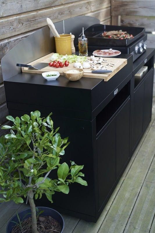 Cuisine Ext�rieure Le Marquier 2 Modules - Noir - 8