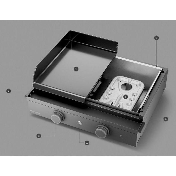Plancha gaz FORGE ADOUR Origin 60 Acier - 2