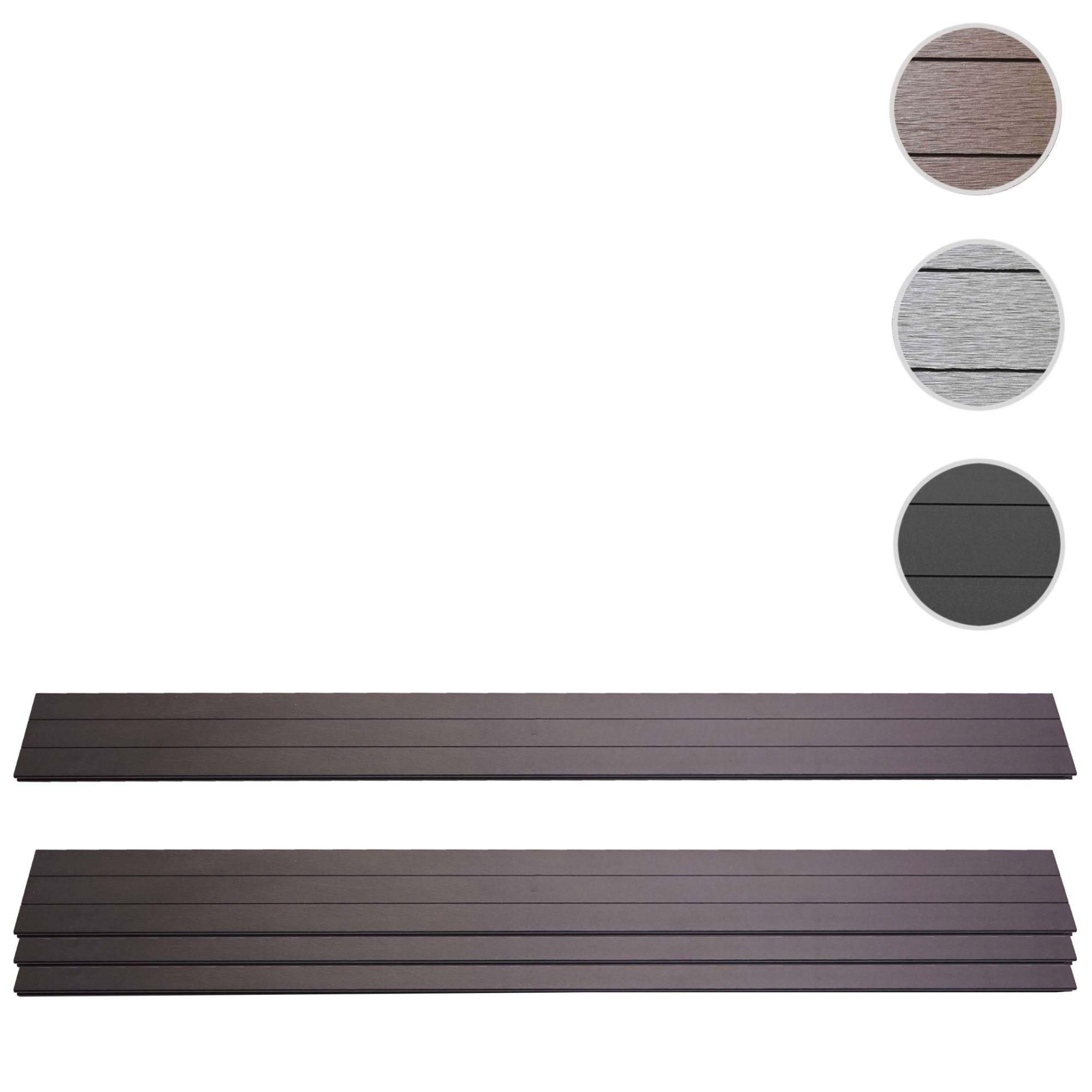 Lot De 4 Lattes Pour Brise-Vue En Wpc Sarthe, Planches Brise-Vent, Approx. ... - 6