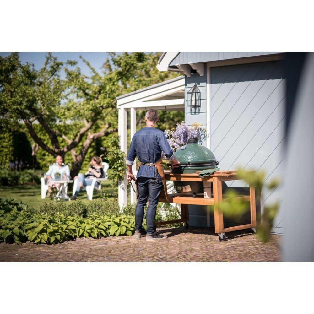 Support barbecue BIG GREEN EGG eucalyptus XLarge sans roue - 3
