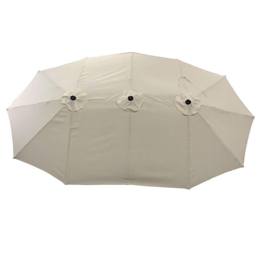 Parasol Double 2,7x4,6m Linai Beige - 2
