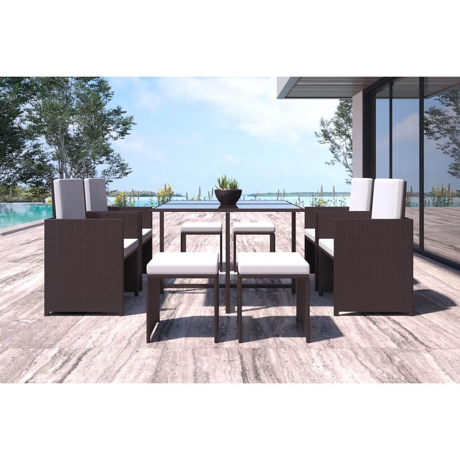 Florida Marron/Blanc 8 Places - 3