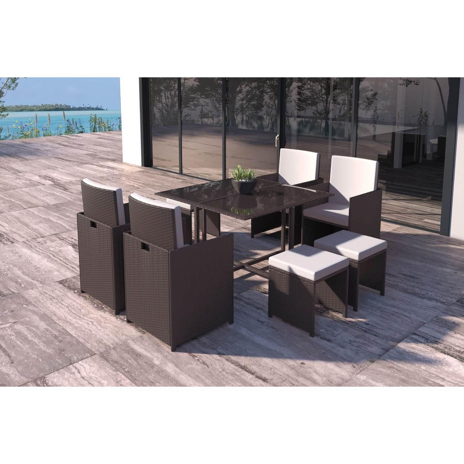 Florida Marron/Blanc 8 Places - 4