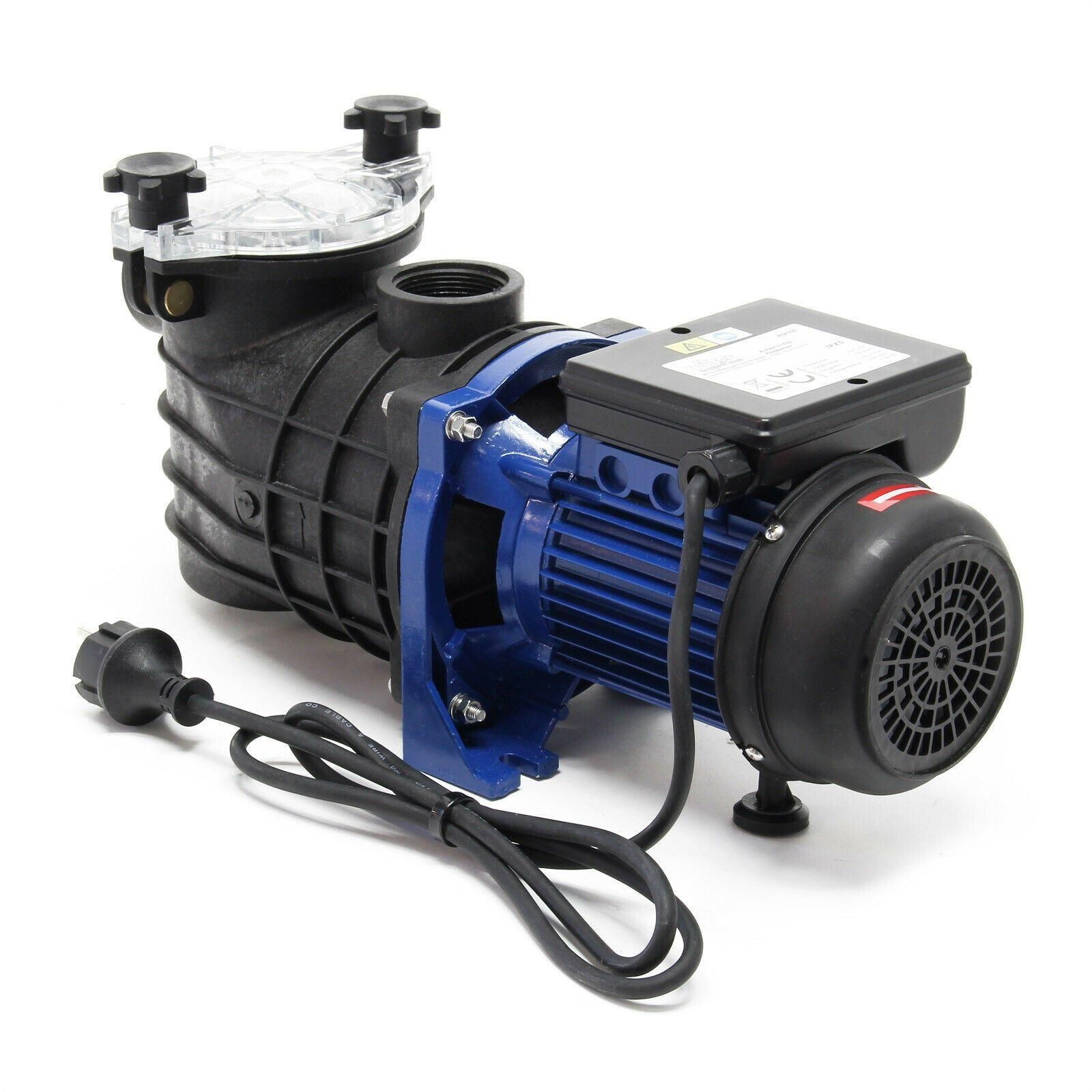 Pompe piscine 10800l/h 180 watts pompe filtration circulation pool wattshir... - 3