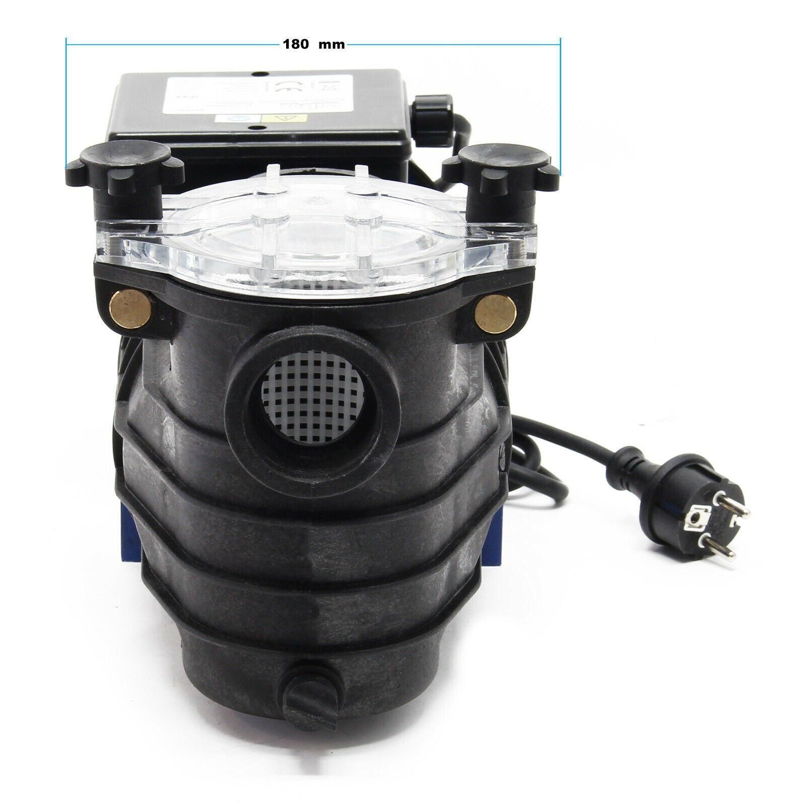 Pompe piscine 10800l/h 180 watts pompe filtration circulation pool wattshir... - 5