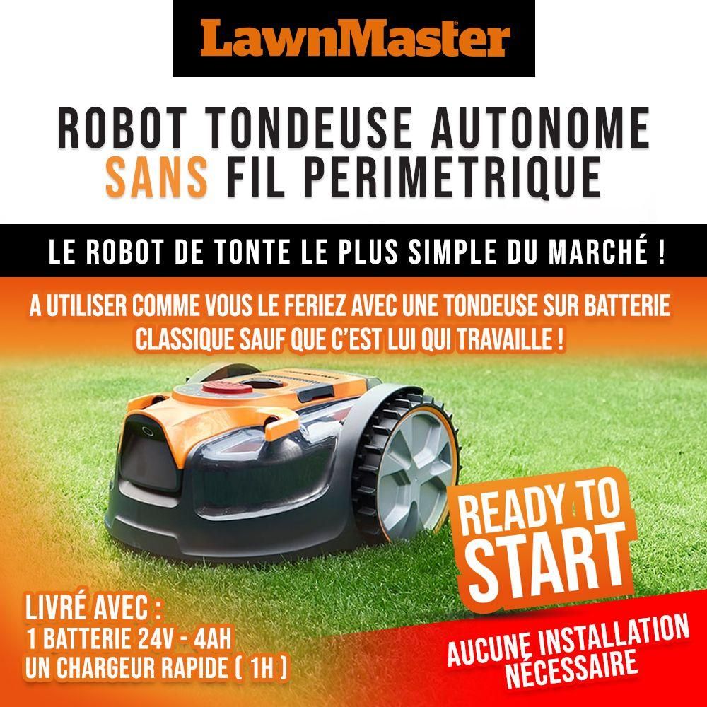 Robot tondeuse autonome 24V sans fil primtrique - Le robot le plus simple... - 2