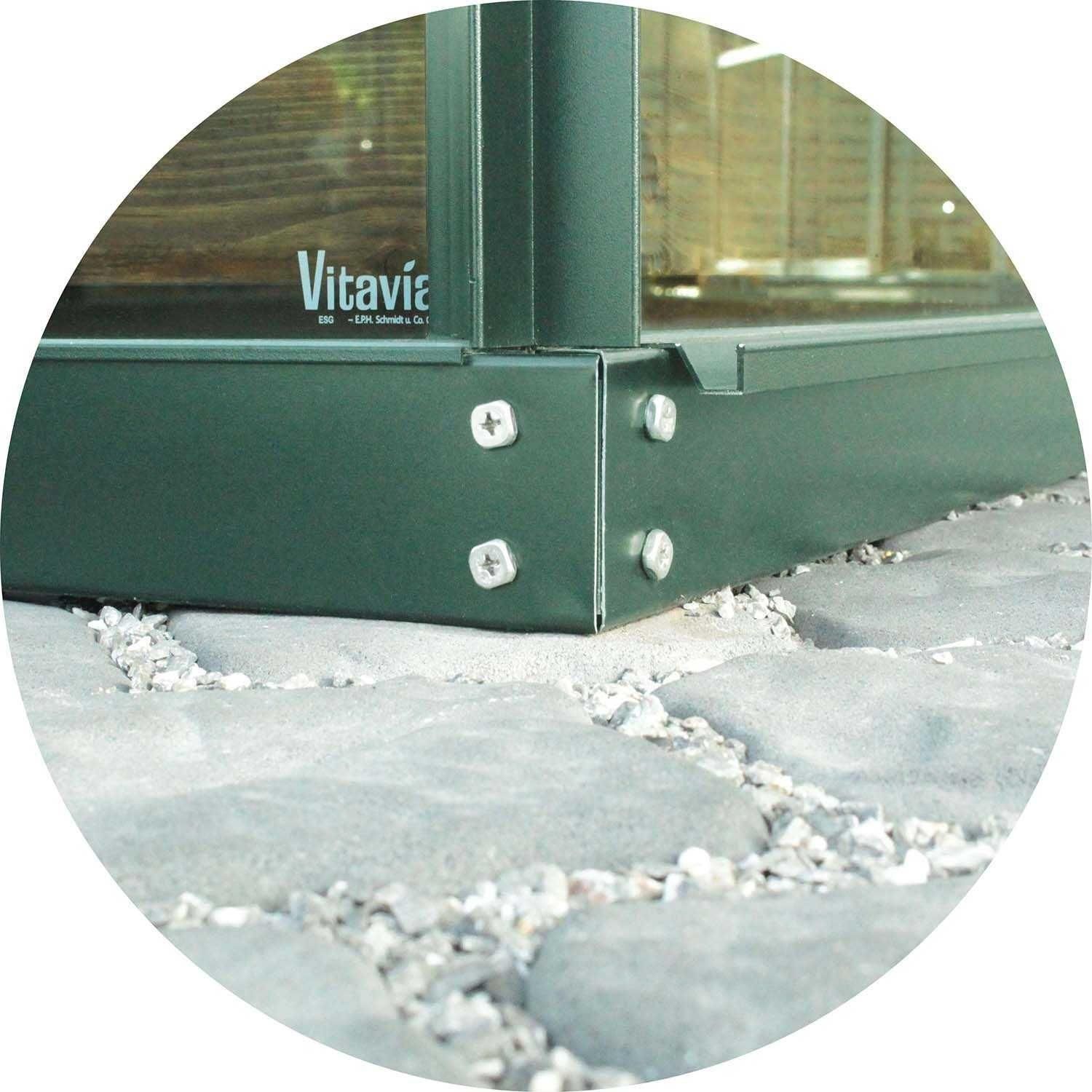 Serre De Jardin En Polycarbonate 6 Mm Et Aluminium Vert meraude Avec Embas... - 3