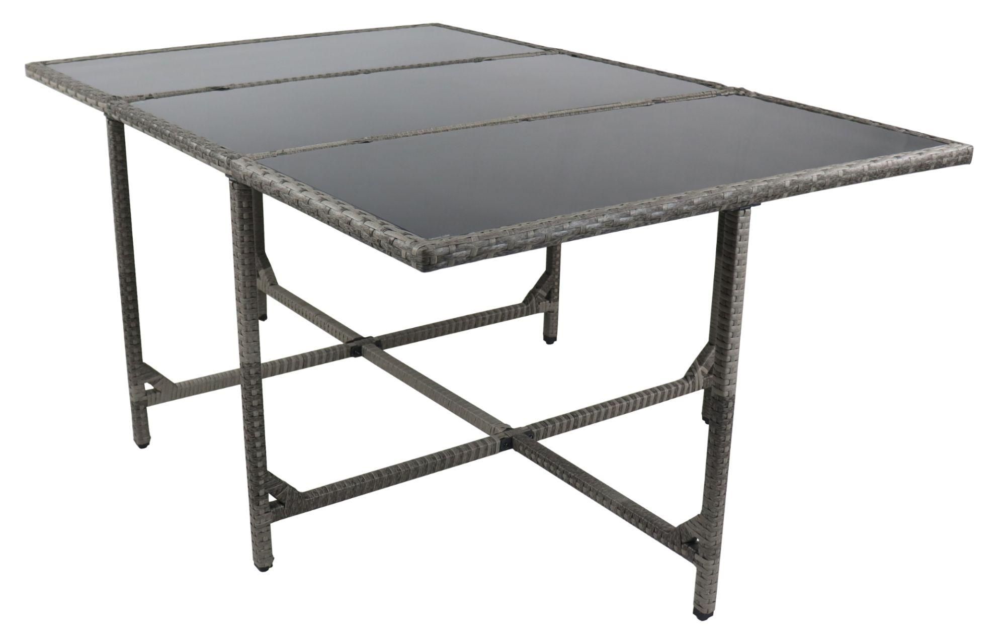Vcm Vcm Rotin Table De Balcon Table De Jardin Camping 170x110 Raloso Vcm Ro...