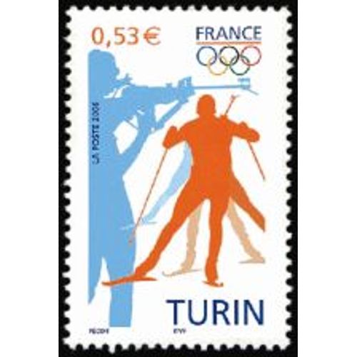 Jeux Olympiques D"Hiver À Turin Année 2006 N° 3876 Yvert Et Tellier Luxe