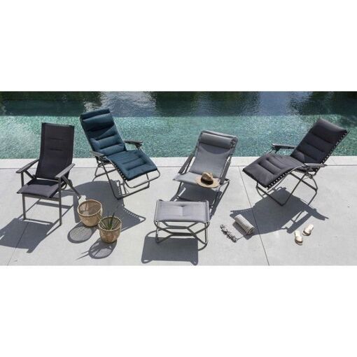 Fauteuil Relax Pliant Lafuma Evolution Becomfort - Argent - 4