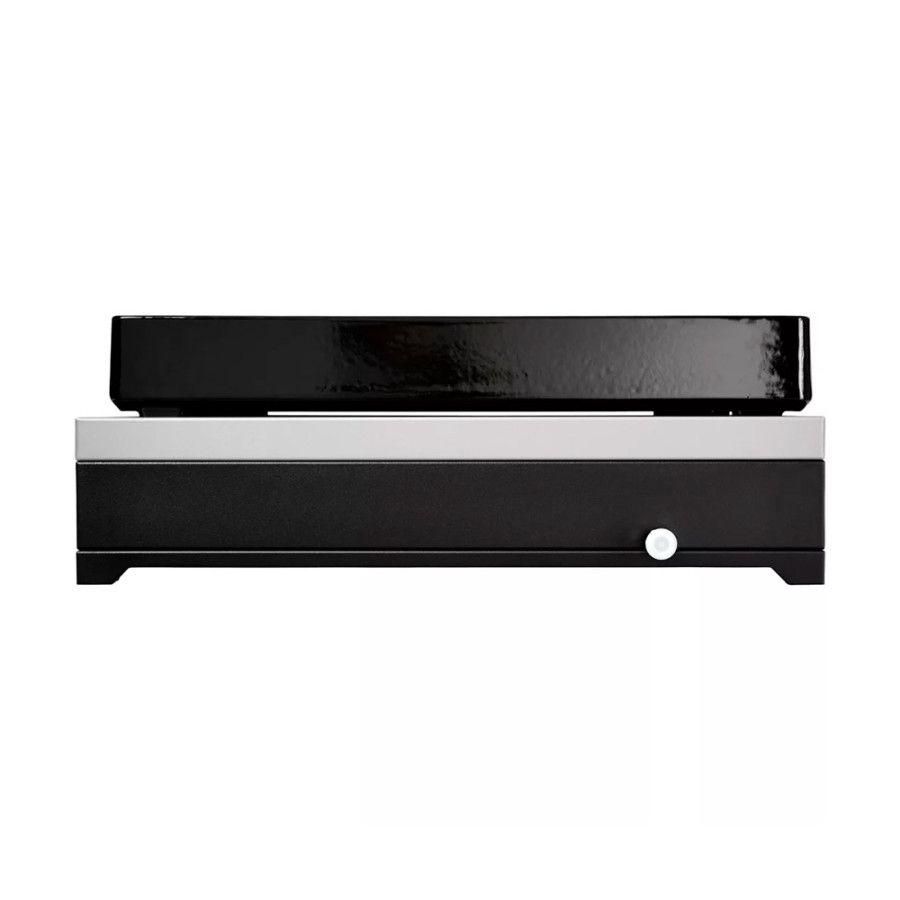 Plancha gaz Modern 60 acier gris clair et noir - 3