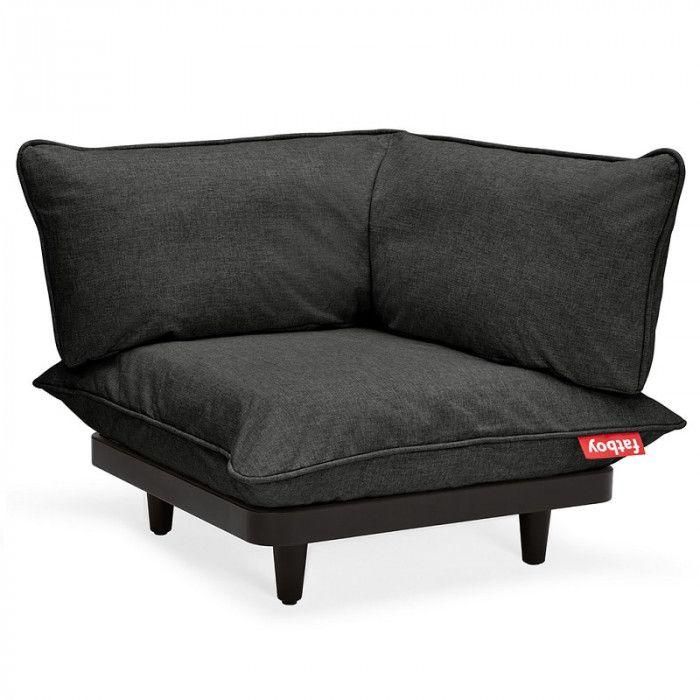 Module Fauteuil D'angle Pour Canap� Fatboy Paletti - Gris Orage