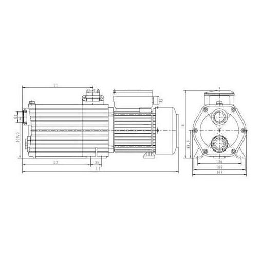 Surpresseur norystar 1.5 cv mono - 2