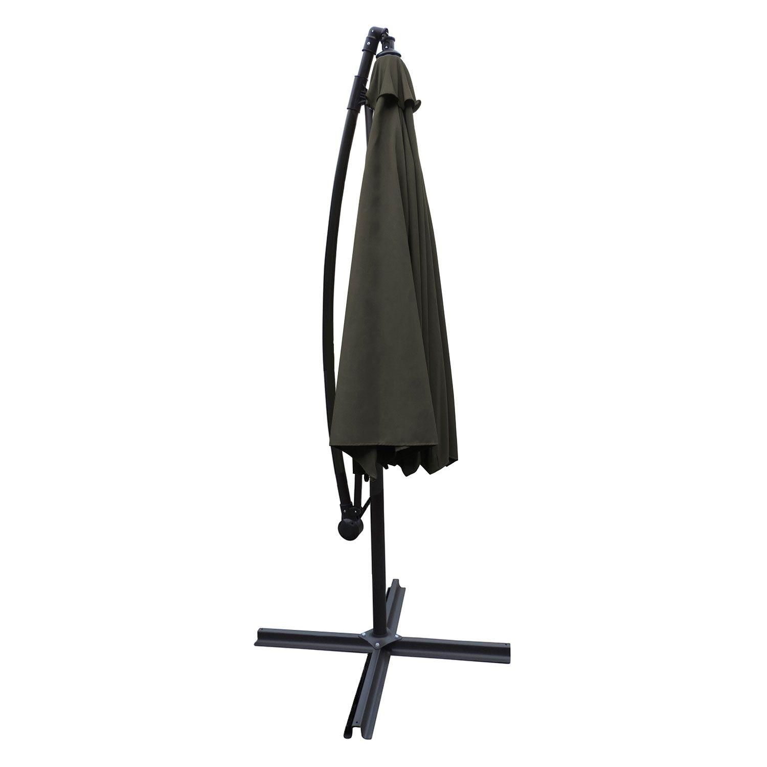 Parasol Dport Molokai Carr 2,7x2,7m Gris