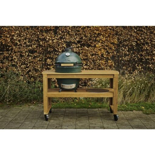 Support barbecue eucalyptus large sans roue - 2