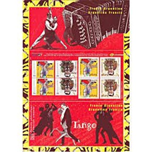 Musique Et Danse : Le Tango Danse Et Accordéon Pochette Souvenir 28 Émission Commune France/Argentine Année 2006 N° 3932 3933 Yvert Et Tellier Luxe