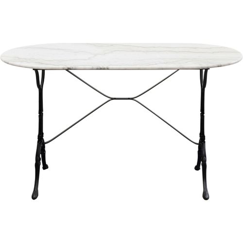 Table Bistrot 120x60cm Marbre Blanc Kare Design