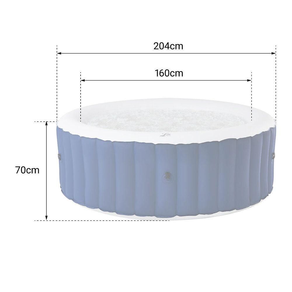 Spa gonflable rond 204cm LITE - 6 places - 2