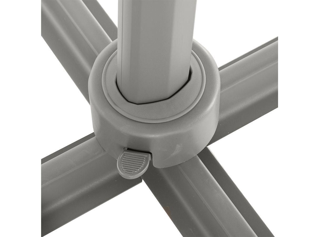 Parasol Dport Et Inclinable Carr Ardoise Elea - 3 X 3 M - Hespride - 2