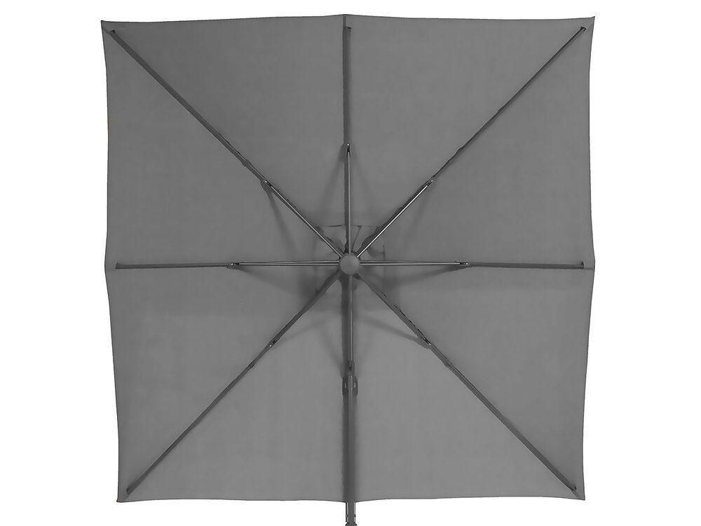 Parasol Dport Et Inclinable Carr Ardoise Elea - 3 X 3 M - Hespride - 4