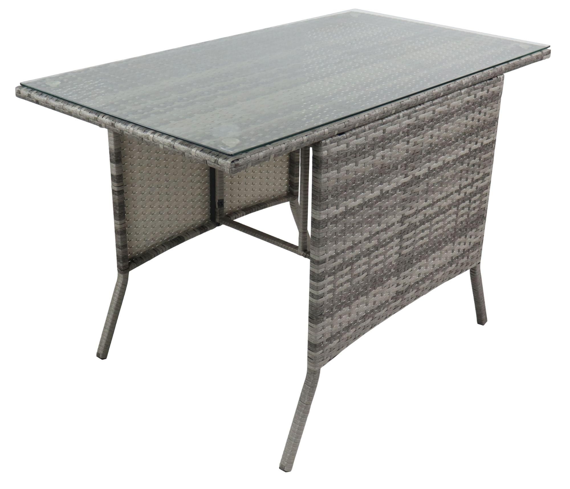 Vcm 3 Pcs. Salon De Jardin Balcon Set Meubles De Jardin Verre Table Chaises... - 3