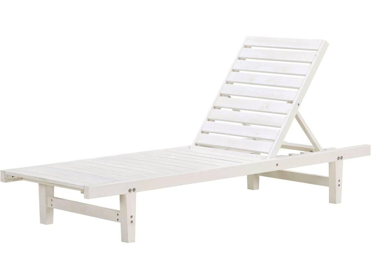 Bain De Soleil En Bois 'Rawai' - Blanc
