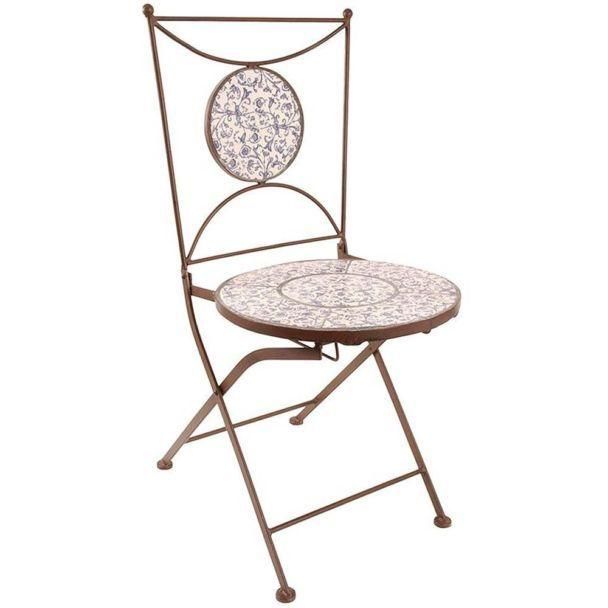 Chaise Jardin Fer Forg� C�ramique