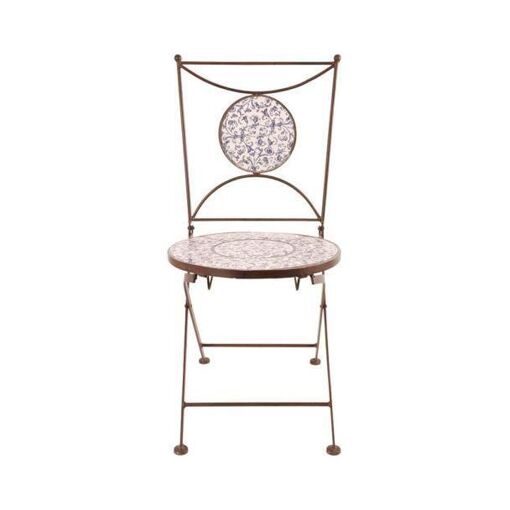 Chaise Jardin Fer Forg� C�ramique - 2