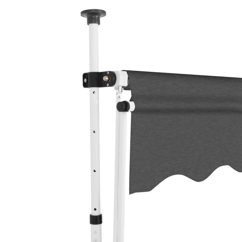 Auvent Manuel R�tractable 400 Cm Anthracite - 3
