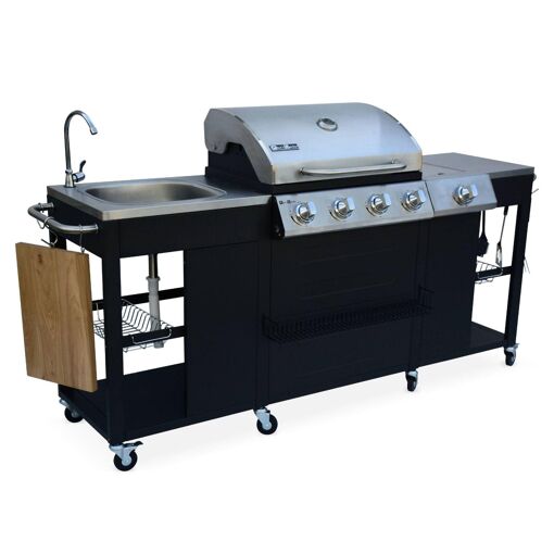 Barbecue. Cuisine Ext�rieure Gaz - D'artagnan - Barbecue 5 Br�leurs Dont 1 ...