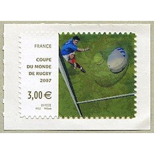 Sport : Coupe Du Monde De Rugby En France Année 2007 Autoadhésif N° 4080 Ou 128 Yvert Et Tellier Luxe (Procédé Lenticulaire)
