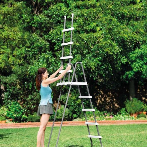 �chelle de s�curit� Intex 132 cm pour piscine - 4