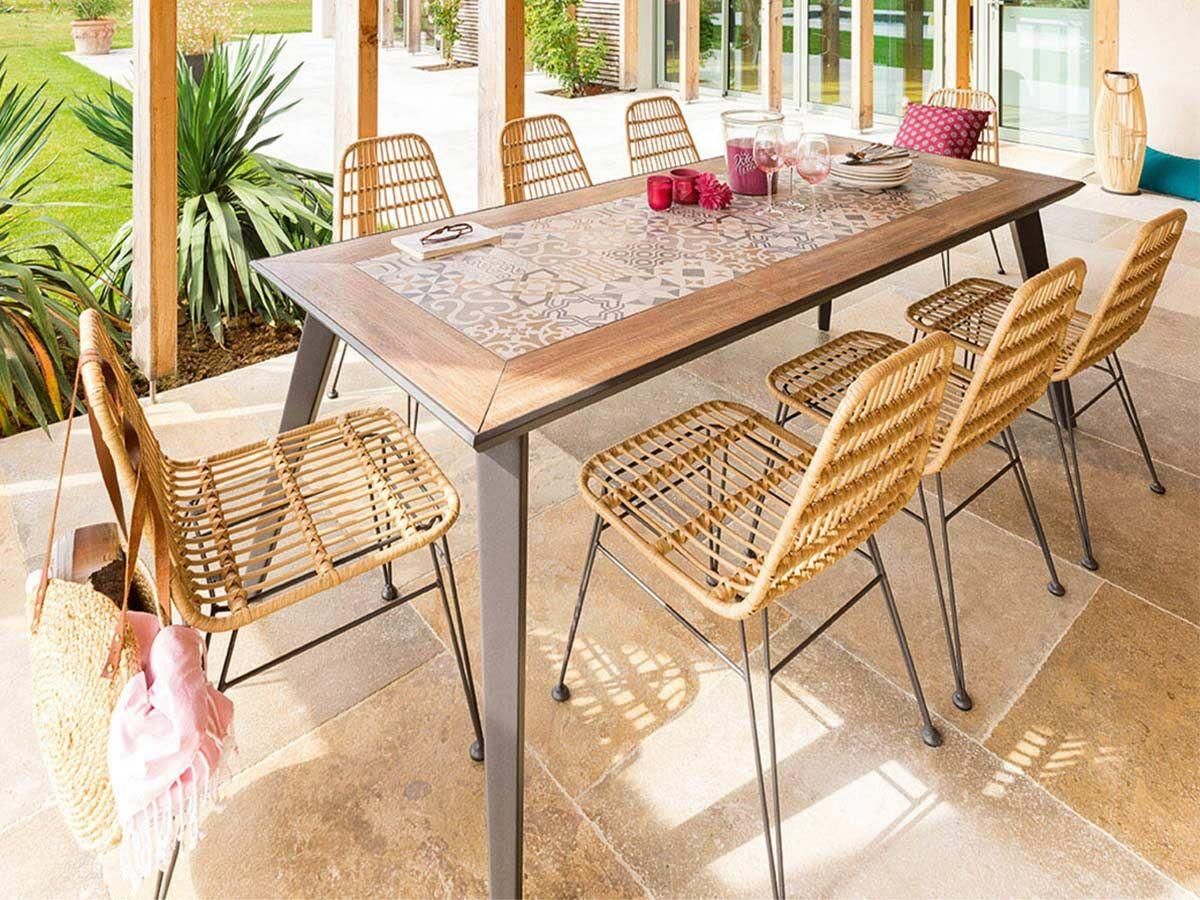 Table De Jardin En Acier �poxy Lambada - 8 Places - Hesp�ride - 3