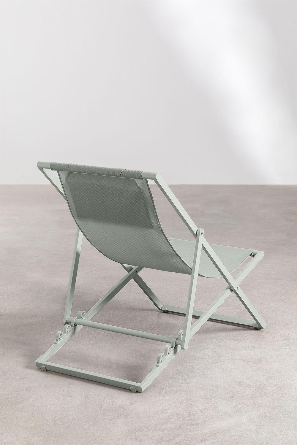 Pack De 2 Hamacs Pliants Avec Coussin En Acier Jensy Vert Kaki - 5
