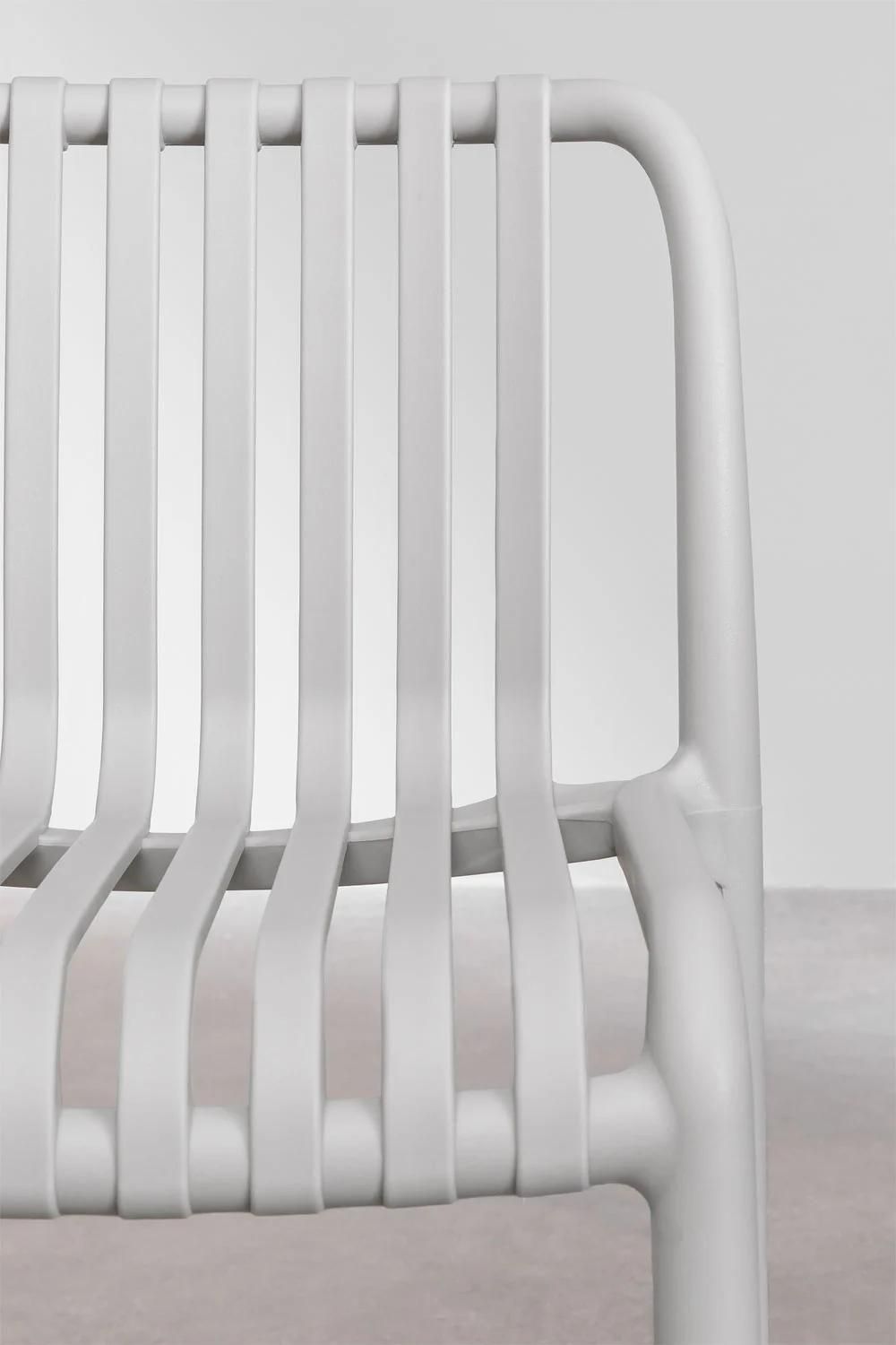 Pack De 2 Tabourets Hauts Empilables Wendell Gris Clair 65 Cm - 6