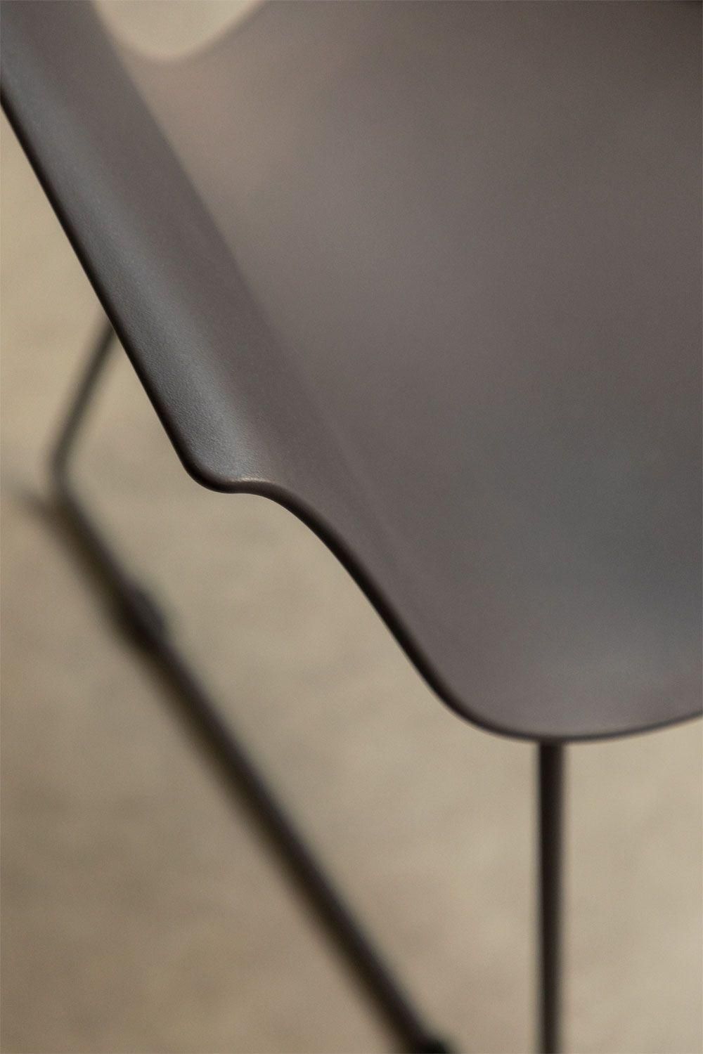 Pack De 4 Chaises De Salle � Manger Alanys Gris Graphite - 3