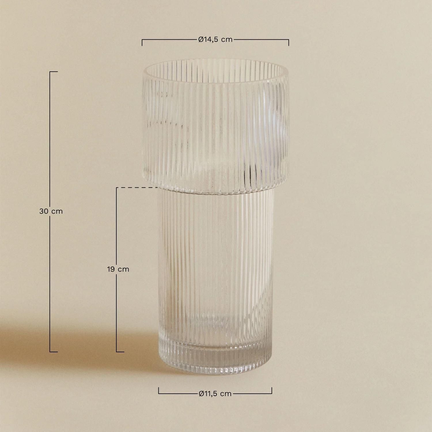 Vase en verre Cr�fel - 5