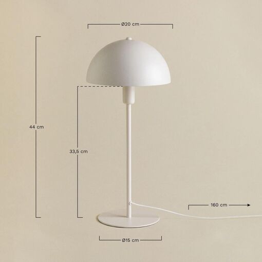 Lampe Arleth Tapioca Beige - 6