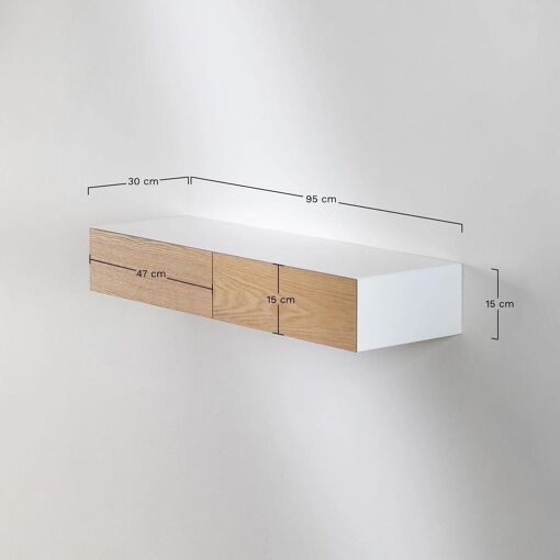 Console Murale Florens Noir - 5