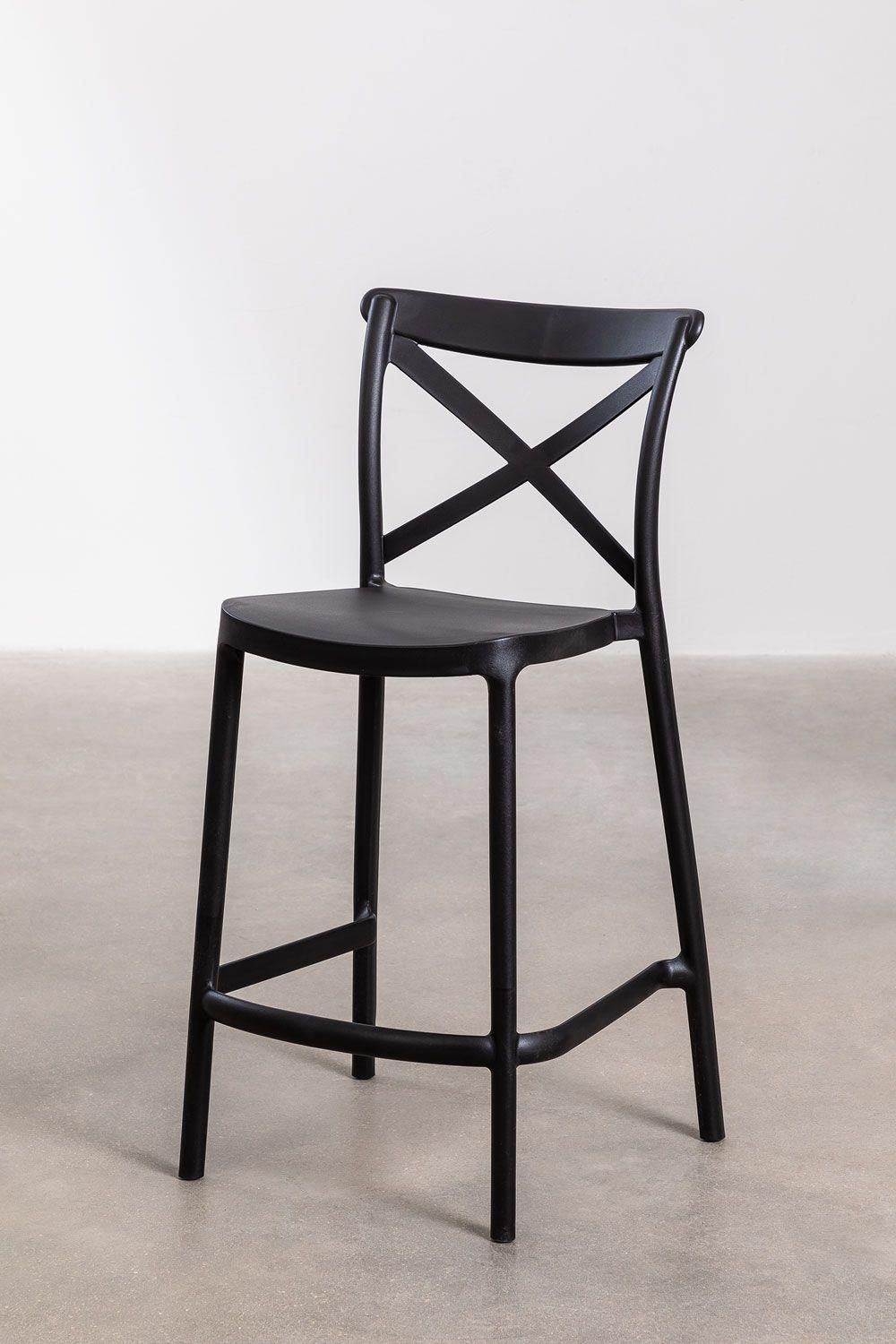 Pack De 2 Tabourets Hauts Otax Noir ?65 Cm - 2