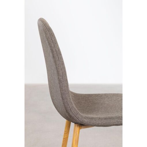 Pack 4 Chaises De Salle � Manger Glamm Bois Naturel - 7