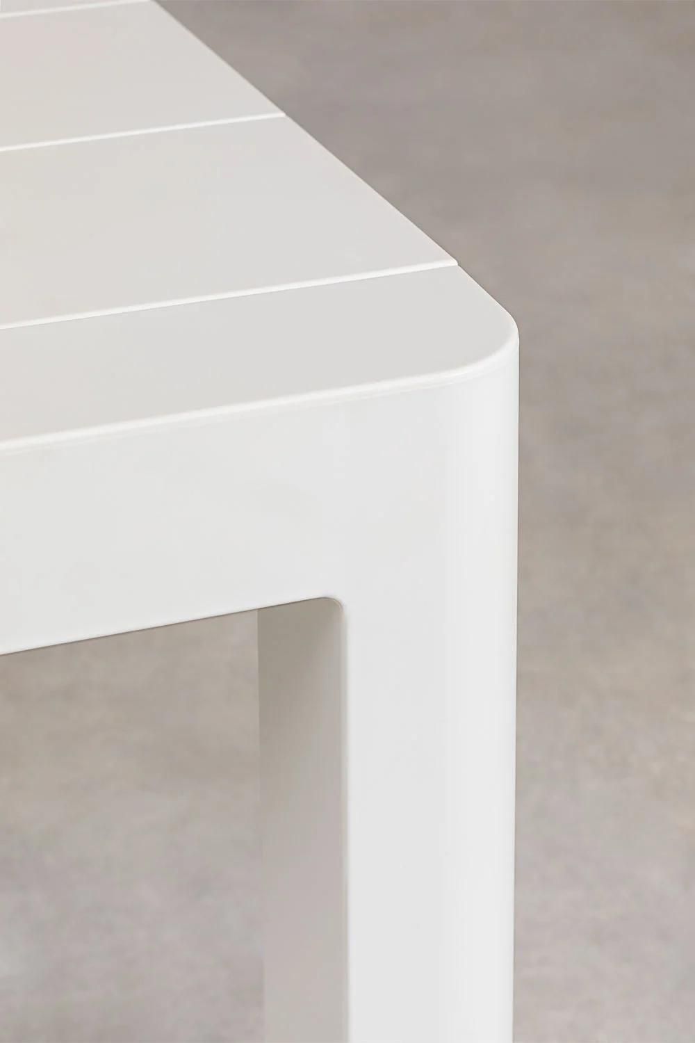 Ensemble Table Rectangulaire Arnadine (140x100 Cm) Et 4 Chaises De Salle  ... - 5