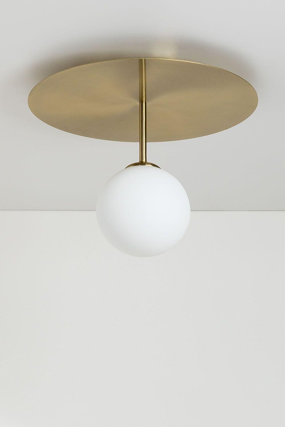 Plafonnier Boule De Cristal Uvol Dor� - 2