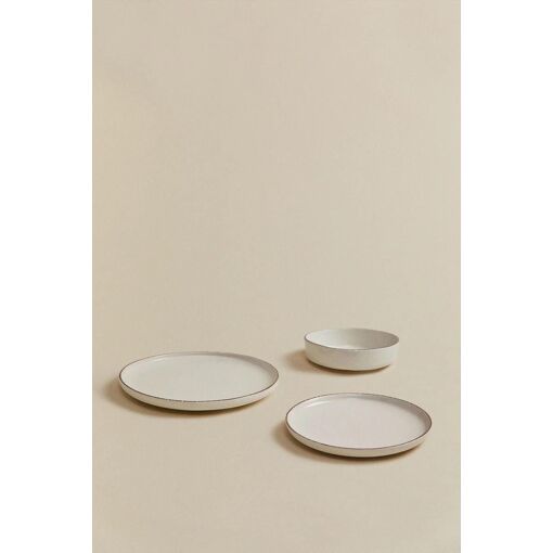 Vaisselle En Gr�s Ronilena 12 Pi�ces Tapioca Beige - 3