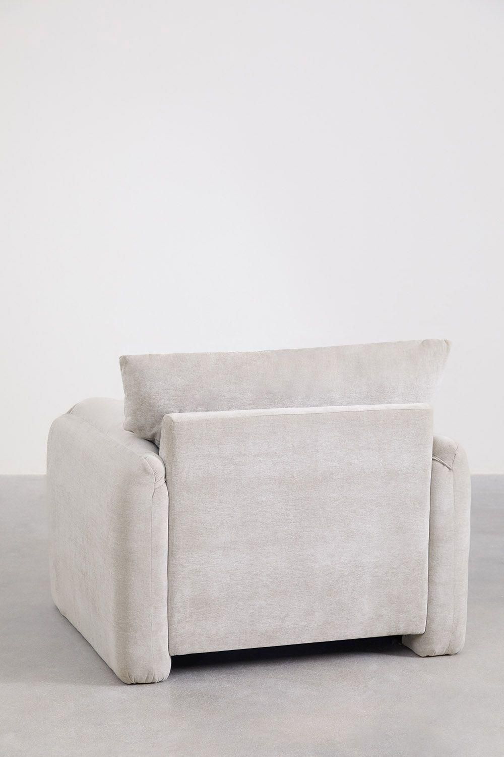 Fauteuil Freddy Chenille Gris Sable - 7